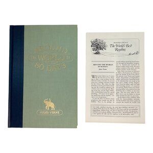 Around The World In 80 Days By‎ Jules Verne Readers Digest Edition 1988